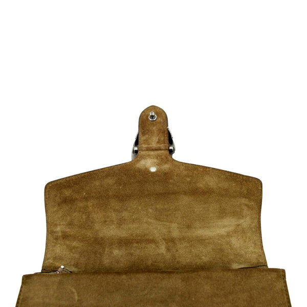 GUCCI Dionysus Small GG Supreme Canvas Shoulder Bag Beige 400249