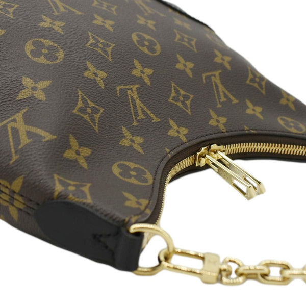 LOUIS VUITTON Boulogne Monogram Canvas Shoulder Bag Black