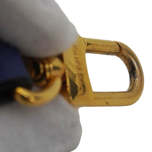 LOUIS VUITTON Pont Neuf Monogram Empreinte Leather Shoulder Bag Blue