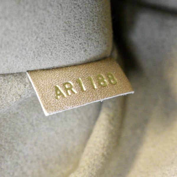 LOUIS VUITTON Love Note Metallic Calfskin Chain Shoulder Bag Gold