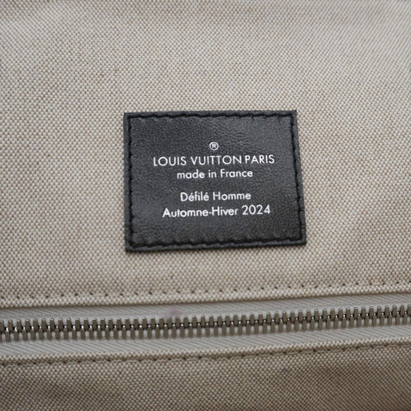 LOUIS VUITTON Christopher MM Brushed Monogram Cowhide Leather Backpack Black