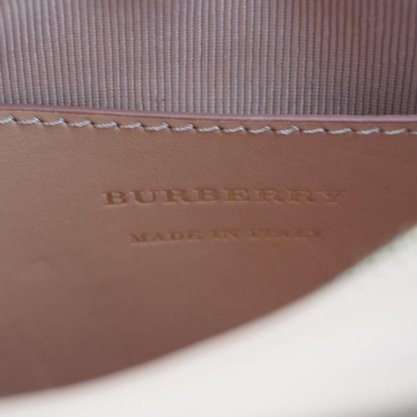 BURBERRY 1983 Knight Link Check Canvas Bumbag Beige