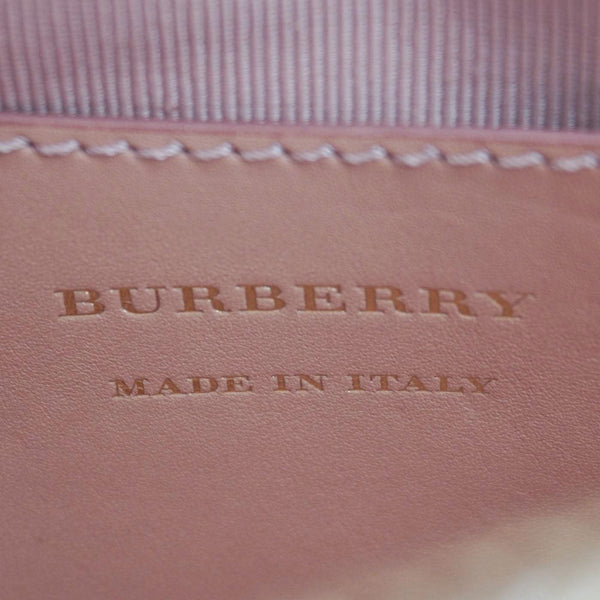 BURBERRY 1983 Knight Link Check Canvas Bumbag Beige