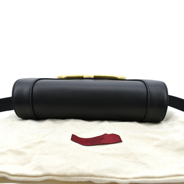 VALENTINO Supervee Leather Crossbdoy Bag Black