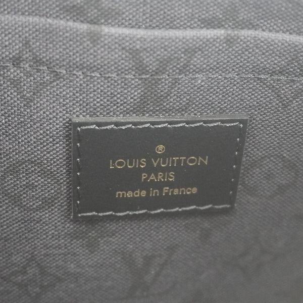 LOUIS VUITTON Neverfull Crafty Giant Monogram Canvas Wristlet Pouch Red