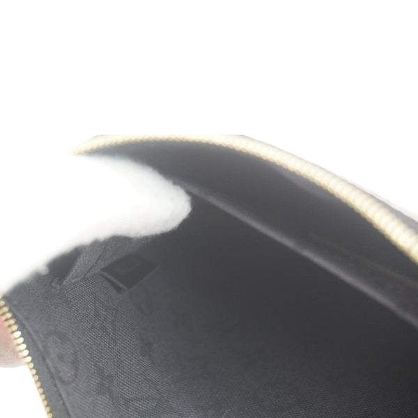 LOUIS VUITTON Neverfull Crafty Giant Monogram Canvas Wristlet Pouch Red