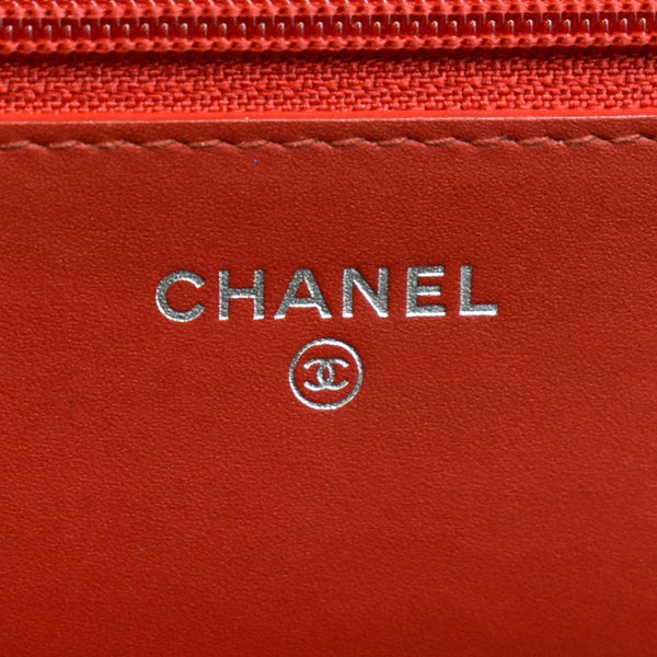 CHANEL Timeless WOC Caviar Leather Wallet on Chain Shoulder Bag Red