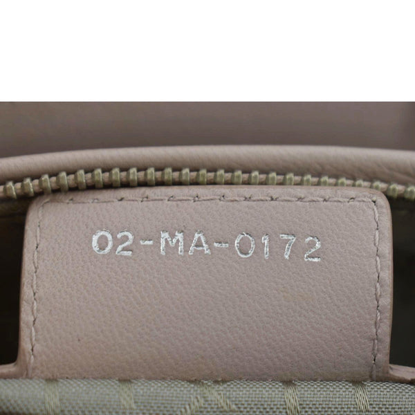 CHRISTIAN DIOR Lady Dior Large Quilted Leather Shoulder Bag Pink