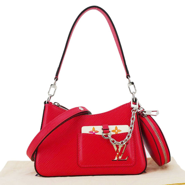 LOUIS VUITTON Marellini Epi Leather Shoulder Bag Pink