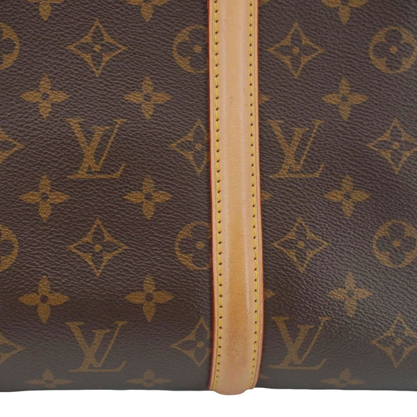 LOUIS VUITTON Soufflot MM Monogram Canvas Shoulder Bag Brown