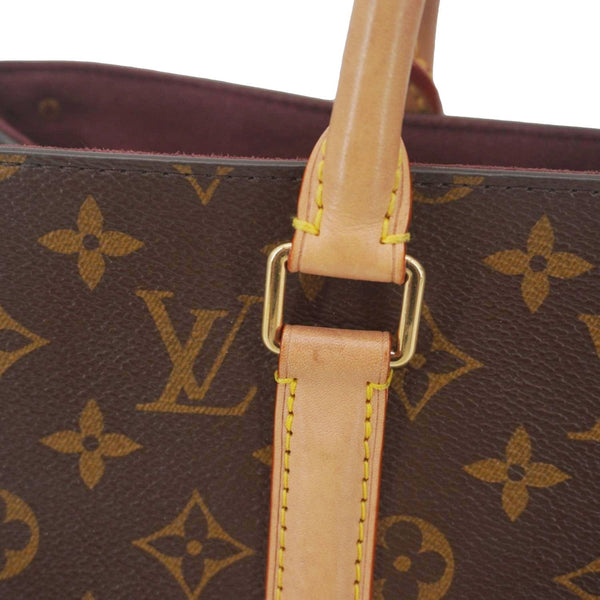 LOUIS VUITTON Soufflot MM Monogram Canvas Shoulder Bag Brown