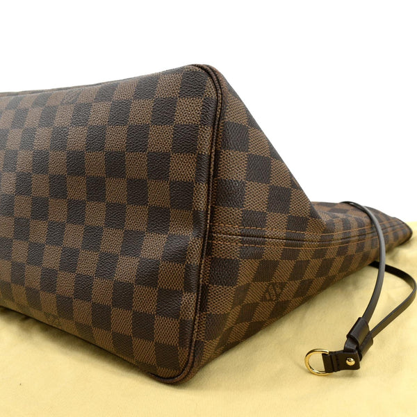 LOUIS VUITTON Neverfull GM Damier Ebene Tote Shoulder Bag Brown