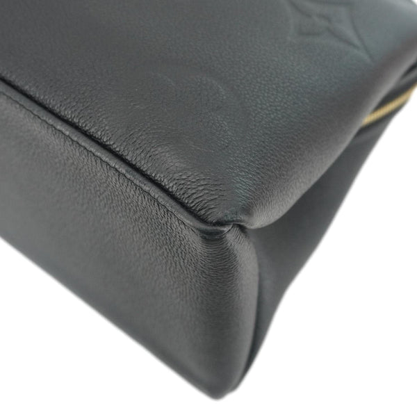 LOUIS VUITTON Grand Palais MM Monogram Empreinte Leather Shoulder Bag Black