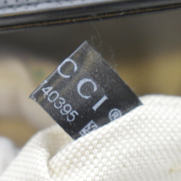 GUCCI GG Embossed Leather Tote Bag Black 232947