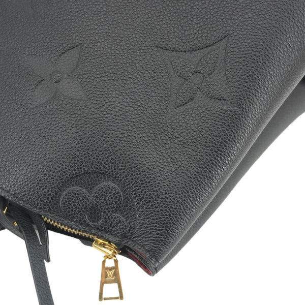 LOUIS VUITTON Grand Palais MM Monogram Empreinte Leather Shoulder Bag Black