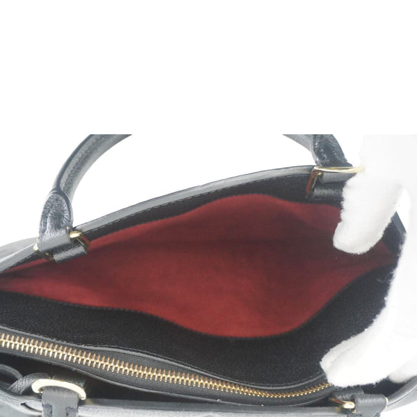 LOUIS VUITTON Grand Palais MM Monogram Empreinte Leather Shoulder Bag Black