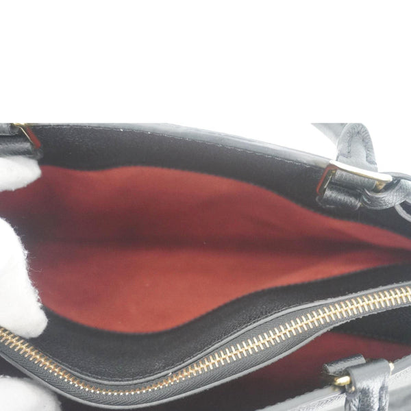 LOUIS VUITTON Grand Palais MM Monogram Empreinte Leather Shoulder Bag Black