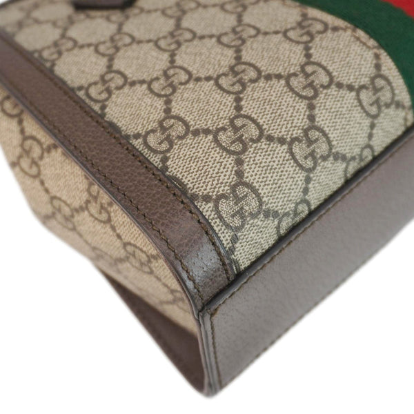 GUCCI Ophidia GG Supreme Canvas Tote Bag Beige 547551