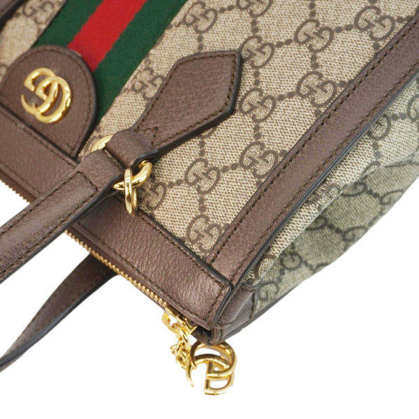 GUCCI Ophidia GG Supreme Canvas Tote Bag Beige 547551