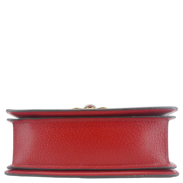 GUCCI Queen Margaret Bee GG Supreme Canvas Shoulder Bag Red 476541