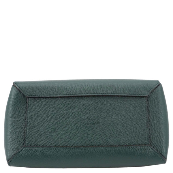 CELINE Micro Belt Grained Leather Shoulder Bag Green