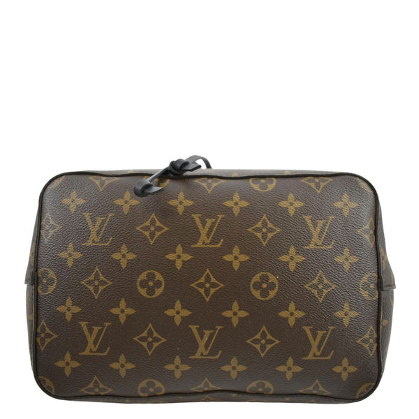 LOUIS VUITTON Neonoe Monogram Canvas Shoulder Bag Black