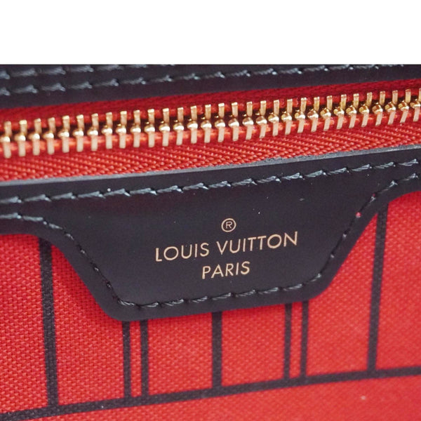 LOUIS VUITTON Neverfull MM World Tour Monogram Canvas Tote Shoulder Bag Brown