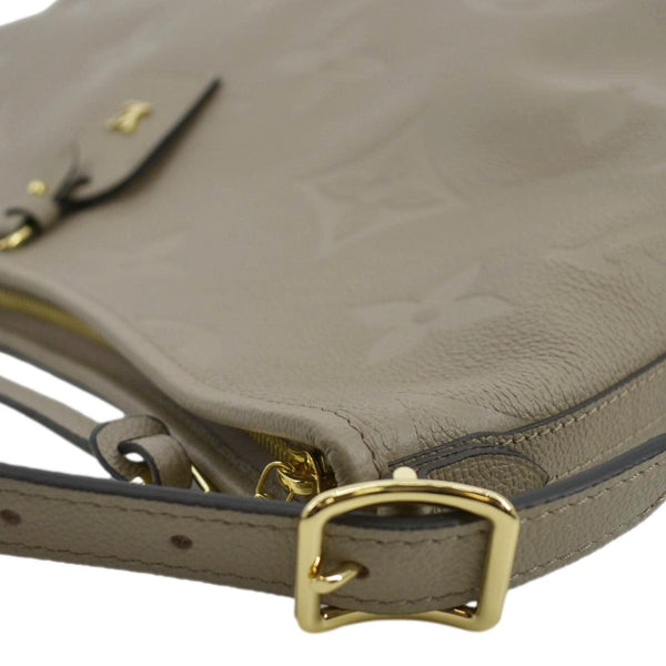 LOUIS VUITTON Carryall MM Monogram Empreinte Crossbody Bag Tourterelle Gray