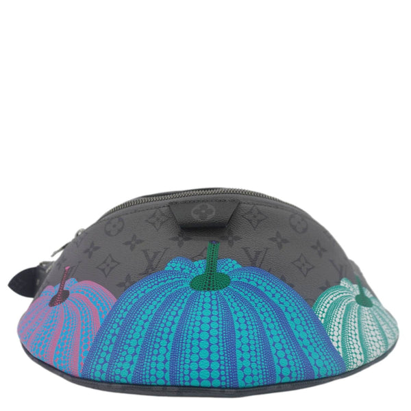 LOUIS VUITTON LV X YK Monogram Reverse Eclipse Pumpkin Canvas Bumbag Gray