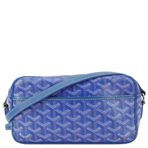 GOYARD Sac Cap Vert PM  Canvas Shoulder Bag Blue
