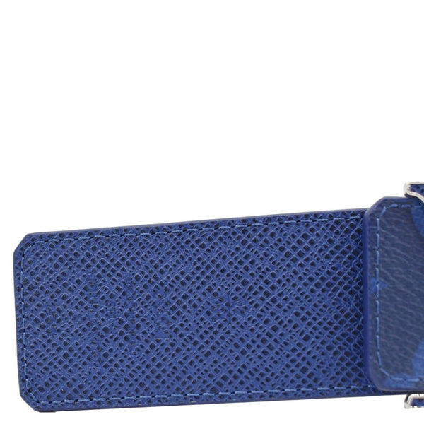 LOUIS VUITTON LV Initiales Reversible Monogram Canvas Belt Blue Size 100/40