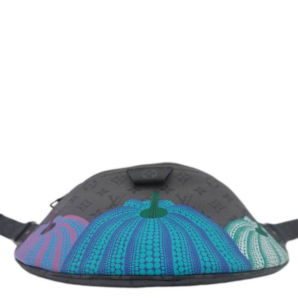 LOUIS VUITTON LV X YK Monogram Reverse Eclipse Pumpkin Canvas Bumbag Gray