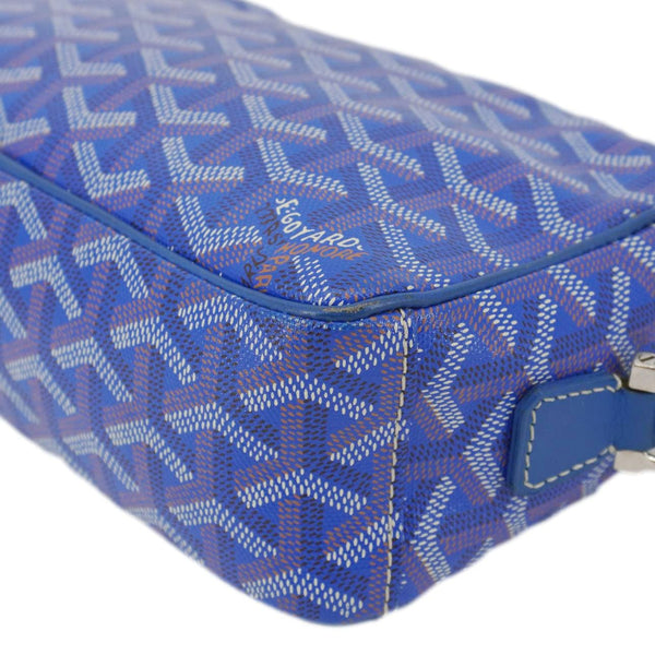GOYARD Sac Cap Vert PM Canvas Shoulder Bag Blue