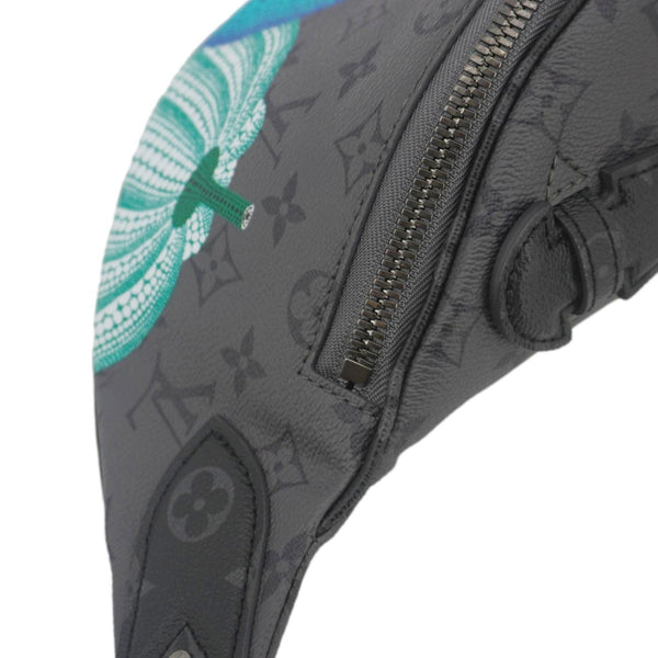 LOUIS VUITTON LV X YK Monogram Reverse Eclipse Pumpkin Canvas Bumbag Gray