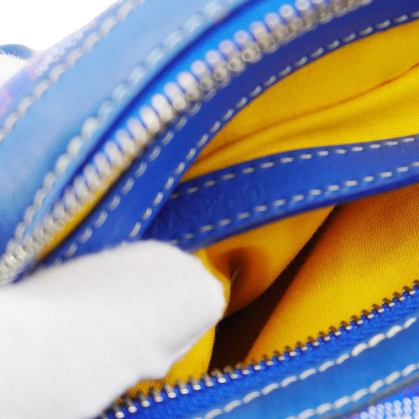 GOYARD Sac Cap Vert PM Canvas Shoulder Bag Blue