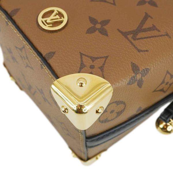 LOUIS VUITTON Noe Monogram Reverse Canvas Crossbody Bag Brown