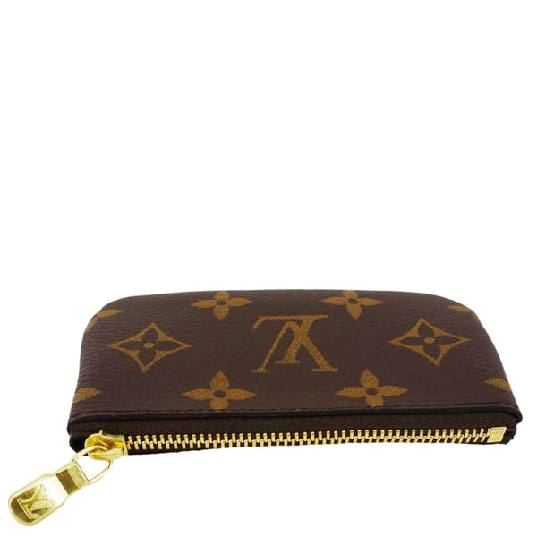 LOUIS VUITTON Key Coin Pouch Monogram Canvas Brown