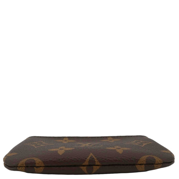 LOUIS VUITTON Key Coin Pouch Monogram Canvas Brown