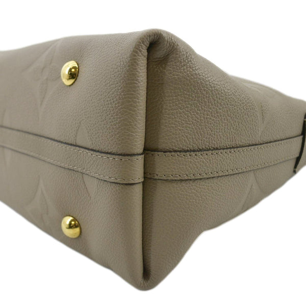 LOUIS VUITTON Carryall MM Monogram Empreinte Crossbody Bag Tourterelle Gray