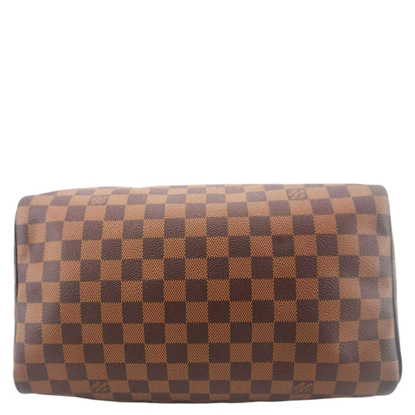 LOUIS VUITTON Speedy 30 Damier Ebene Satchel Bag Brown