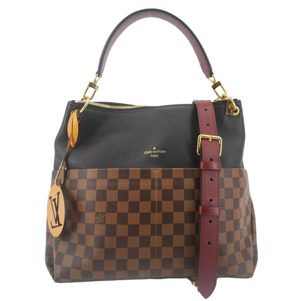 LOUIS VUITTON Maida Damier Ebene Hobo Shoulder Bag Noir