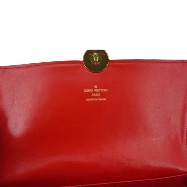 LOUIS VUITTON Patchwork Flore Damier Monogram Denim Chain Wallet Shoulder Bag Blue