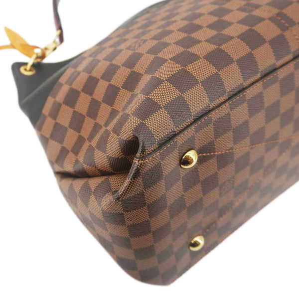 LOUIS VUITTON Maida Damier Ebene Hobo Shoulder Bag Noir