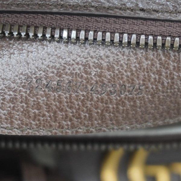 GUCCI Savoy Web Maxi GG Supreme Canvas Duffle Bag Beige 724567