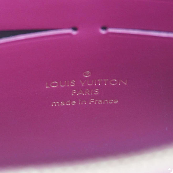 LOUIS VUITTON Flore Monogram Canvas Chain Wallet Fuchsia