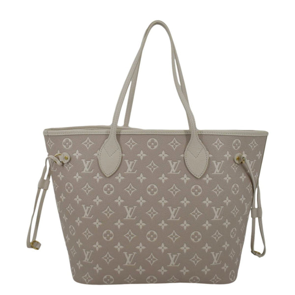 LOUIS VUITTON Neverfull MM Spring City Leather Tote Shoulder Bag Bicolor