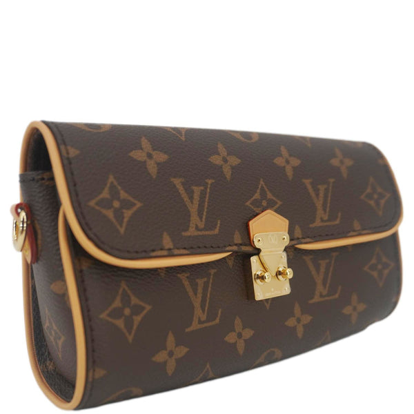 LOUIS VUITTON Camille Pochette Monogram Canvas Shoulder Bag Brown