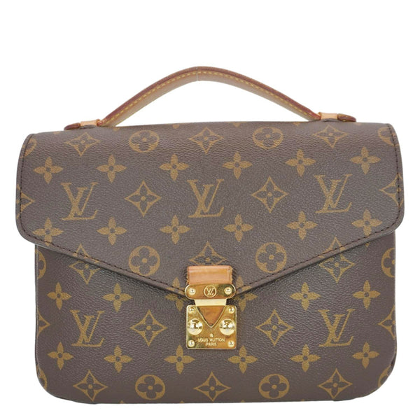 LOUIS VUITTON Metis Pochette Monogram Canvas Crossbody Bag Brown