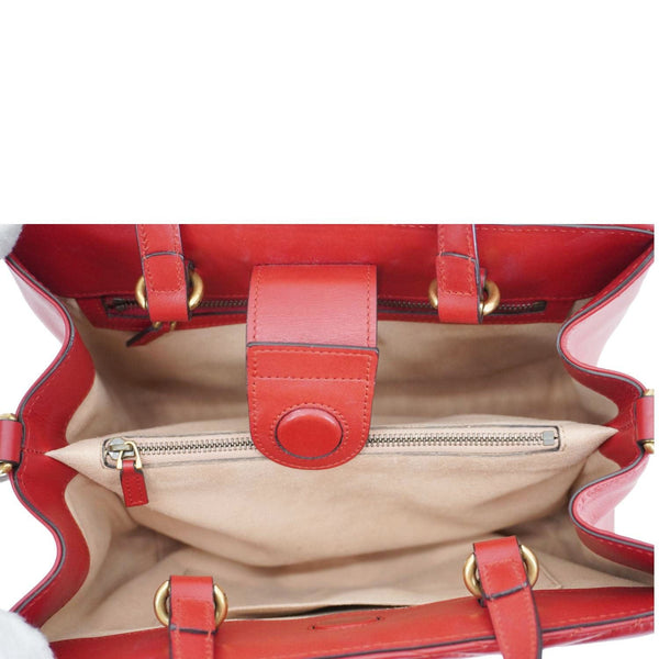 GUCCI GG Marmont Calfskin Matelasse Leather Shoulder Bag Red 448054