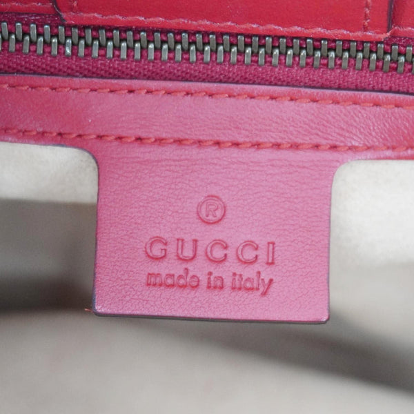 GUCCI GG Marmont Calfskin Matelasse Leather Shoulder Bag Red 448054